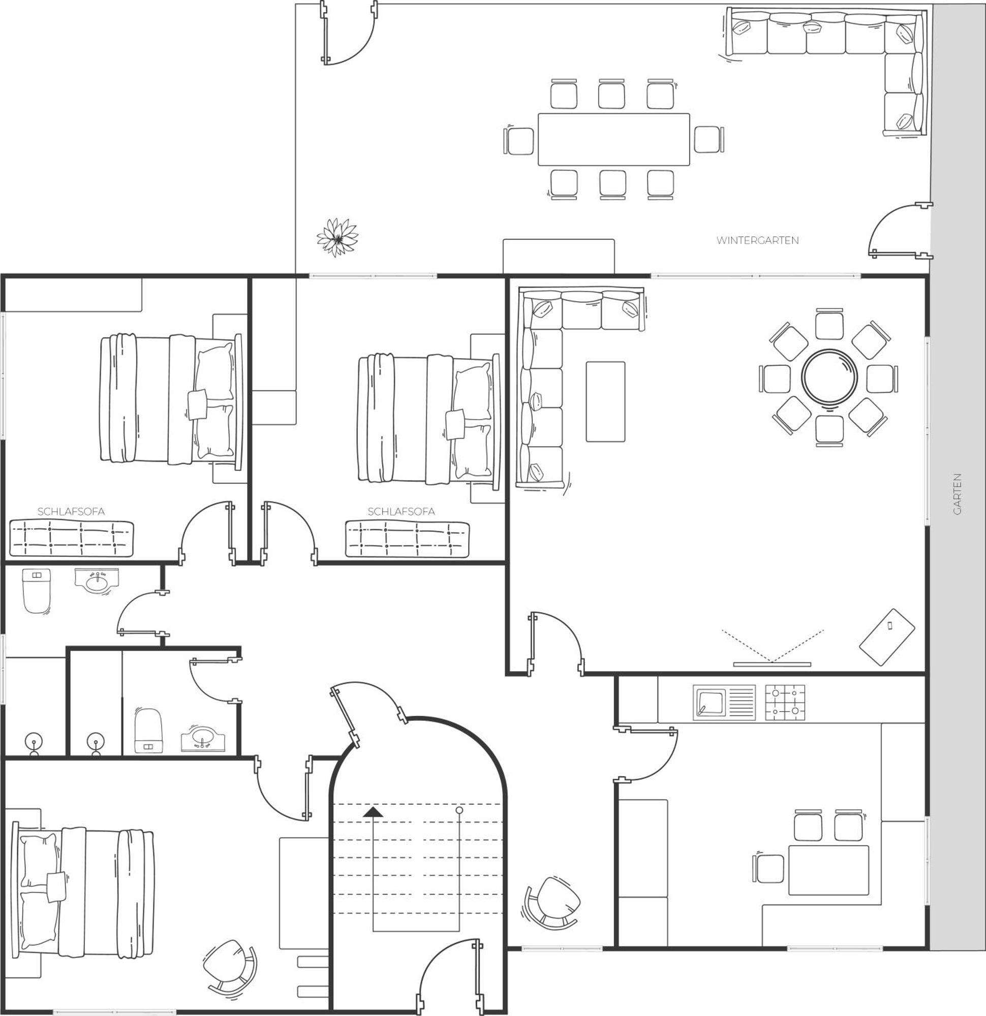 Appartement Rosengarten Längenfeld Стая снимка
